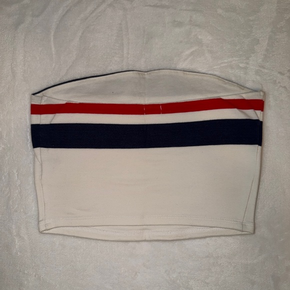 Garage White Tube Top - Picture 2 of 3